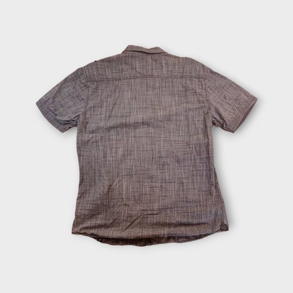 Marc Ecko Cut & Sew Shirt Mens Gray L Short Sleeve Button Up - Picture 4 of 4